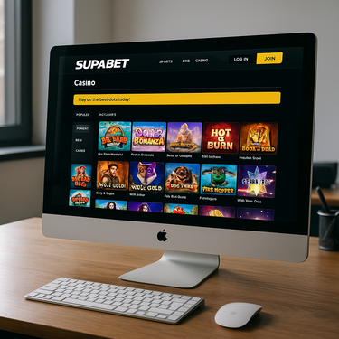 SupaBet - Desktop Platform Interface - Clean and Intuitive Design