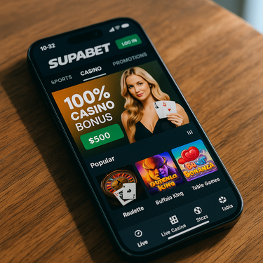 SupaBet - Mobile Platform Experience - Responsive Gaming on iOS and Android
